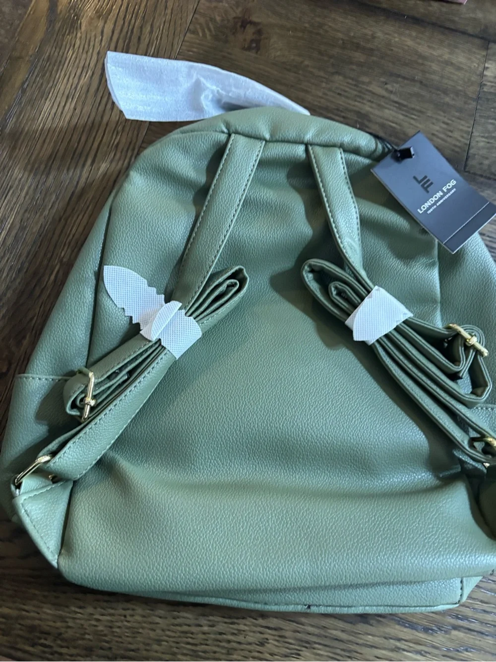 London Fog Olive Green Backpack